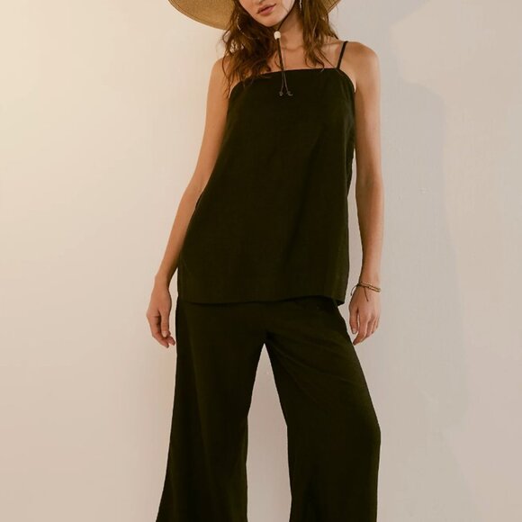 Free People Sightseer Linen Set - Picture 1 of 7